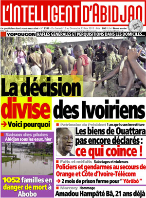 L’intelligent d’Abidjan N° 2539