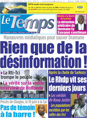 Le Temps N° 2623