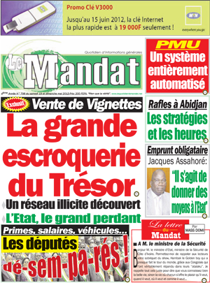 Le Mandat N° 798