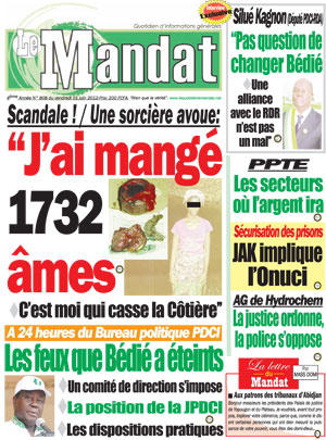Le Mandat N° 808