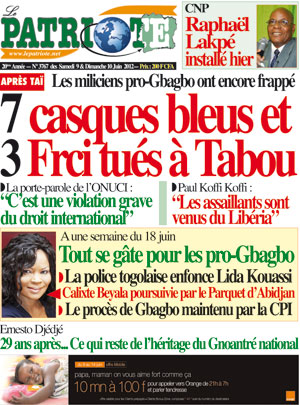 Le Patriote N° 3767