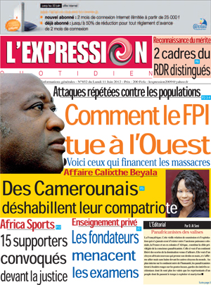 L’expression N° 852