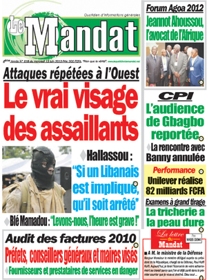 Le Mandat N° 818