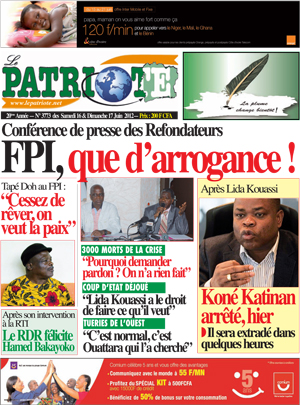 Le Patriote N° 3773