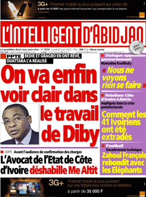 L’intelligent d’Abidjan N° 2574