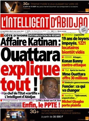 L’intelligent d’Abidjan N° 2575