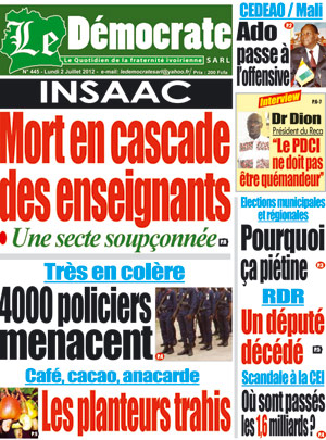 Le Democrate N° 445