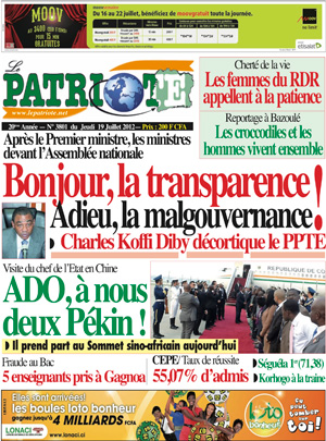 Le Patriote N° 3801