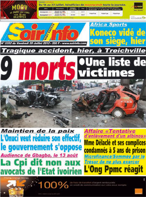 Soir Info N° 5352