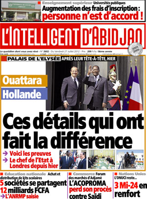 L’intelligent d’Abidjan N° 2602