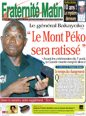 Fraternité Matin N° 14306