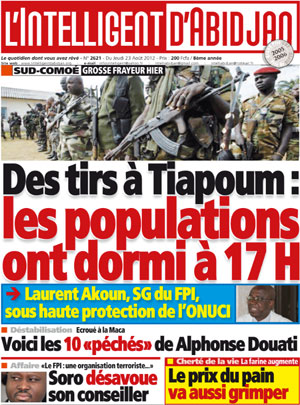 L’intelligent d’Abidjan N° 2621