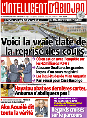 L’intelligent d’Abidjan N° 2631