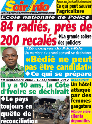 Soir Info N° 5400