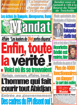 Le Mandat N° 904