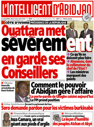 L’intelligent d’Abidjan N° 2654