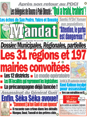 Le Mandat N° 907