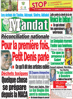 Le Mandat N° 913