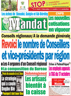 Le Mandat N° 917