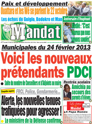 Le Mandat N° 922