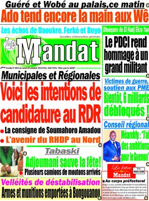 Le Mandat N° 924