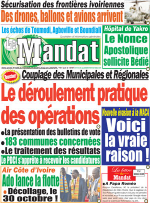 Le Mandat N° 926
