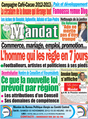 Le Mandat N° 930