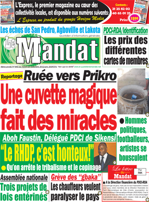 Le Mandat N° 940