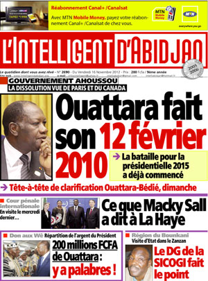 L’intelligent d’Abidjan N° 2690