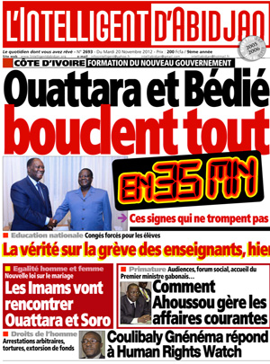 L’intelligent d’Abidjan N° 2693