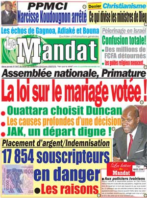 Le Mandat N° 947