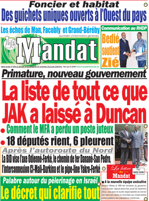 Le Mandat N° 949