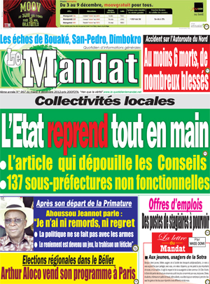 Le Mandat N° 957