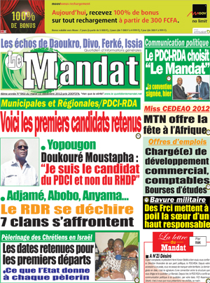 Le Mandat N° 963