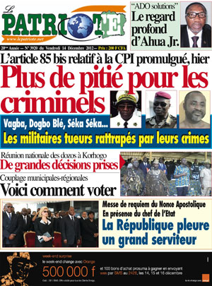 Le Patriote N° 3920