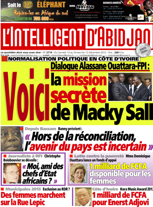 L’intelligent d’Abidjan N° 2714