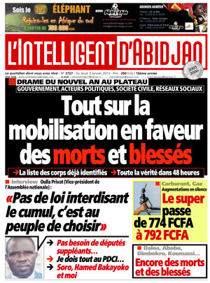 L’intelligent d’Abidjan N° 2727