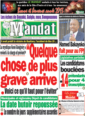Le Mandat N° 981