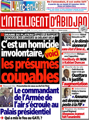 L’intelligent d’Abidjan N° 2730