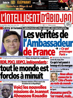 L’intelligent d’Abidjan N° 2733