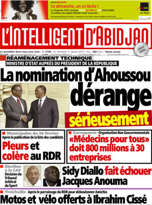 L’intelligent d’Abidjan N° 2734