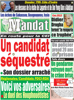 Le Mandat N° 987