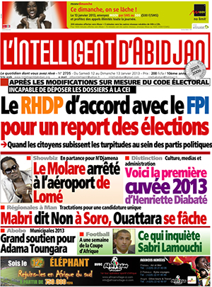 L’intelligent d’Abidjan N° 2735