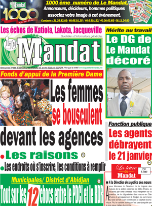 Le Mandat N° 988
