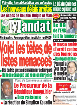 Le Mandat N° 989