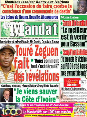 Le Mandat N° 995