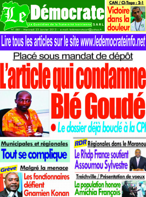 Le Democrate N° 581