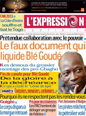 L’expression N° 1034