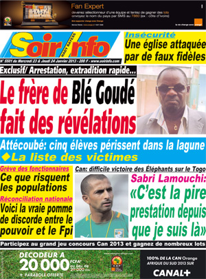Soir Info N° 5501