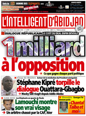 L’intelligent d’Abidjan N° 2747